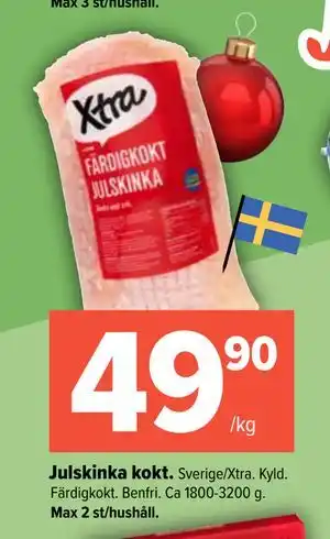 Julskinka kokt