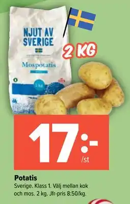Coop Extra Potatis erbjuda