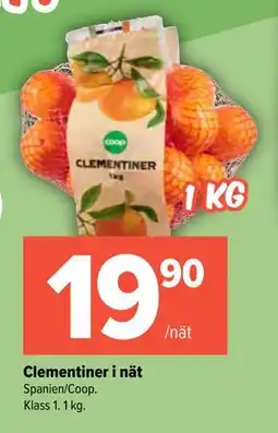 Coop Extra Clementiner i nät erbjuda