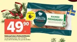 Coop Extra Kalkonprinskorv/Kalkonköttbullar erbjuda