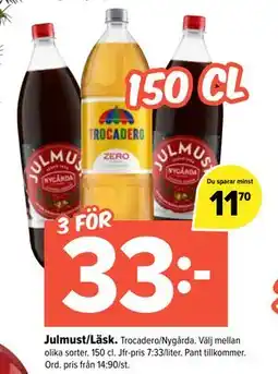 Coop Extra Julmust/Läsk erbjuda