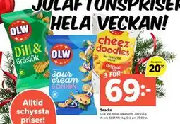 Coop Extra Snacks erbjuda