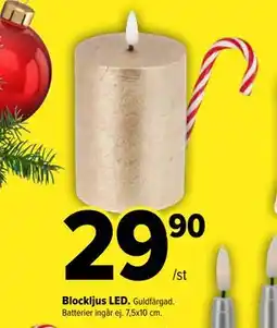 Coop Extra Blockljus LED erbjuda