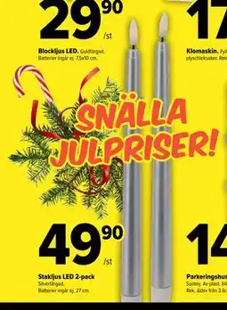 Coop Extra Stakljus LED 2-pack erbjuda