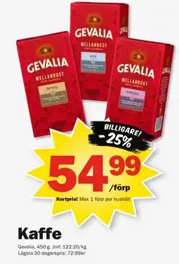 Pekås Kaffe, Medlemspris erbjuda