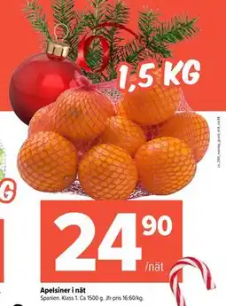 Coop Extra Apelsiner i nät erbjuda