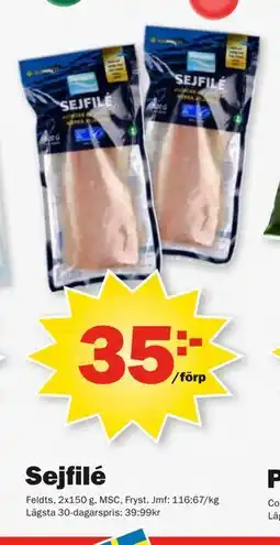 Pekås Sejfilé erbjuda