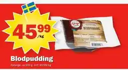 Pekås Blodpudding erbjuda