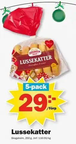 Pekås Lussekatter erbjuda