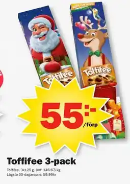 Pekås Toffifee 3-pack erbjuda
