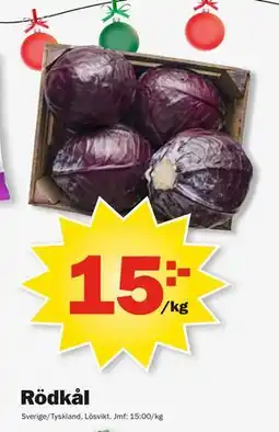 Pekås Rödkål erbjuda