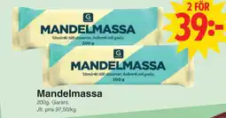 Matöppet Garant Mandelmassa erbjuda