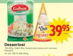 Matöppet Galbani Dessertost erbjuda