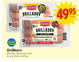 Matöppet Scan Grillkorv erbjuda