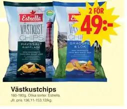 Matöppet Estrella Västkustchips erbjuda