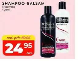 Matrix Butikerna Tresemmè Shampoo-balsam erbjuda