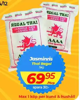 Matrix Butikerna Jasminris Thai Regal erbjuda
