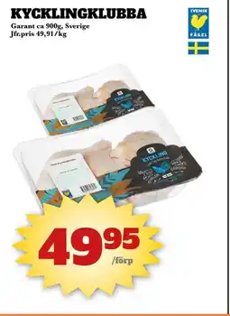 Bonum Matmarknad Garant Kycklingklubba erbjuda