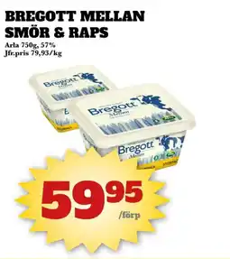 Bonum Matmarknad Arla Bregott mellan smör & raps erbjuda