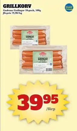 Bonum Matmarknad Grillkorv erbjuda