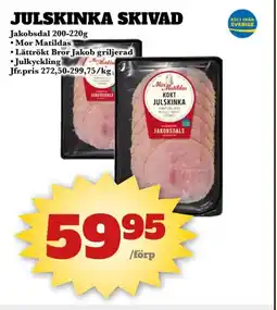 Bonum Matmarknad Jakobsdal Julskinka skivad erbjuda
