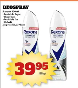 Bonum Matmarknad Rexona Deospray erbjuda