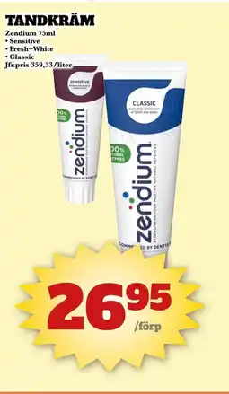 Bonum Matmarknad Zendium Tandkräm erbjuda