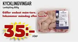 Din Mat Lantkykling Kycklingvingar erbjuda