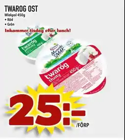 Din Mat Mlekpol Twarog ost erbjuda