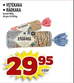 Din Mat Garant Vetekaka • Rågkaka erbjuda