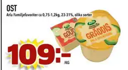 Din Mat Arla Ost erbjuda