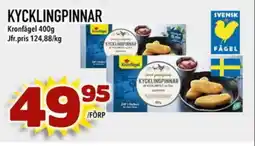 Din Mat Kronfågel Kycklingpinnar erbjuda