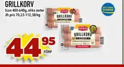 Din Mat Scan Grillkorv erbjuda