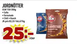 Din Mat OLW Jordnötter erbjuda