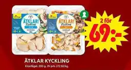 ICA Maxi KRONFÅGEL Ätklar kyckling erbjuda