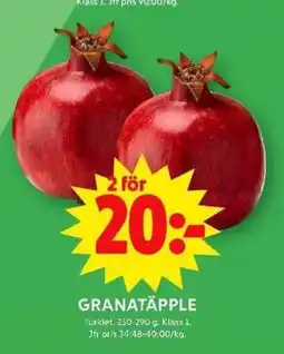 ICA Maxi Granatäpple erbjuda