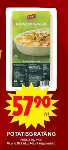 ICA Maxi PEKA Potatisgratäng erbjuda