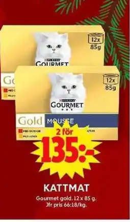 ICA Maxi GOURMET GOLD Kattmat erbjuda