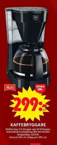 ICA Maxi Kaffebryggare erbjuda