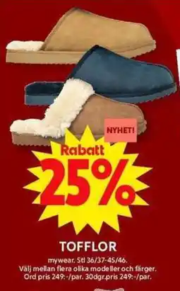 ICA Maxi Tofflor erbjuda