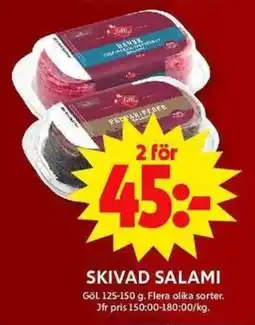 ICA Maxi GÖL Skivad salami erbjuda