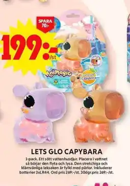 ICA Maxi Lets glo capybara erbjuda