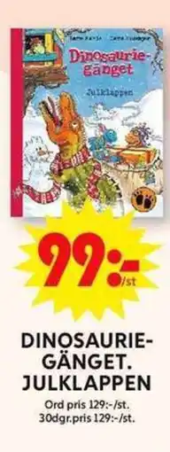 ICA Maxi Dinosaurie- gänget julklappen erbjuda