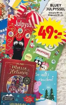 ICA Maxi Bluey julpyssel erbjuda