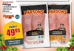 Extra Mjällby Stormarknad Pålägg erbjuda