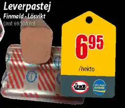 Extra Mjällby Stormarknad Leverpastej erbjuda