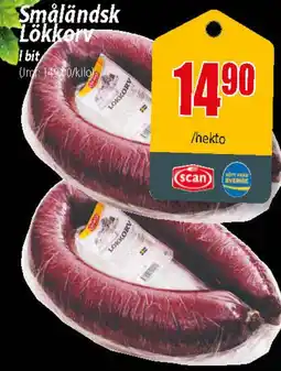 Extra Mjällby Stormarknad Småländsk lökkorv erbjuda