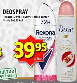 Matvärlden Tensta DEOSPRAY erbjuda