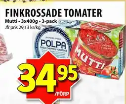 Matvärlden Tensta FINKROSSADE TOMATER erbjuda
