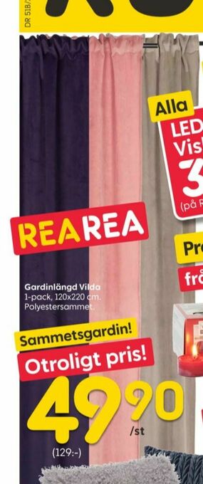 Rusta Gardiner erbjuda